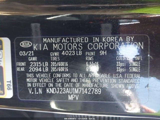 2021 KIA SOUL LX 9