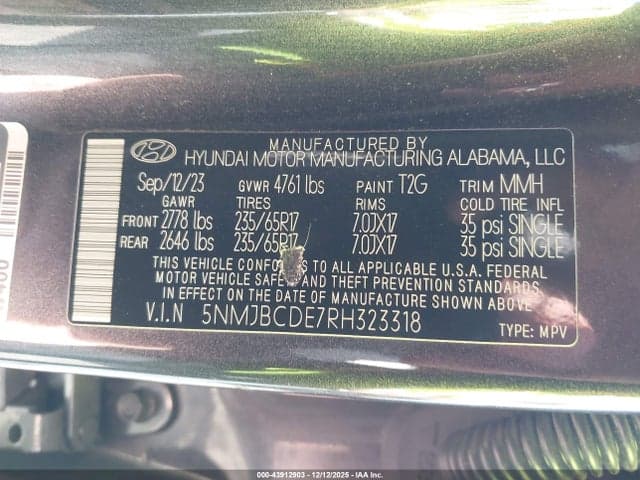 2024 HYUNDAI TUCSON SEL 5