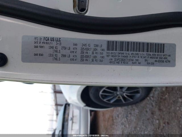 2019 DODGE JOURNEY SE 9