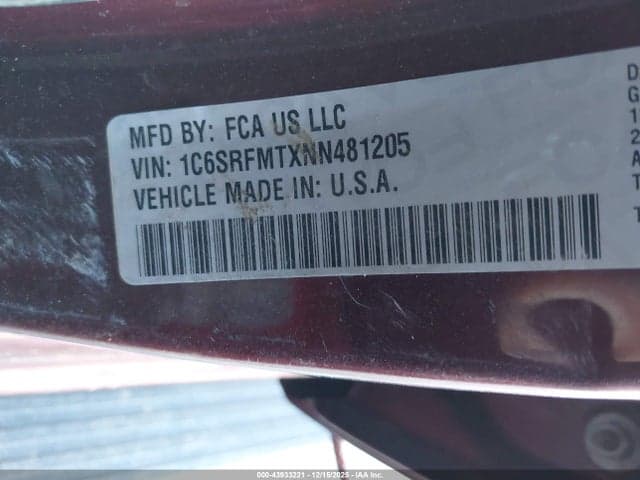 2022 RAM 1500 9