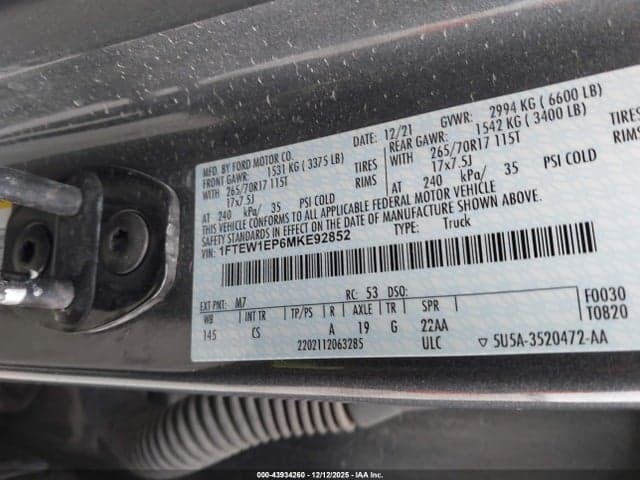 2021 FORD F-150 XL 9