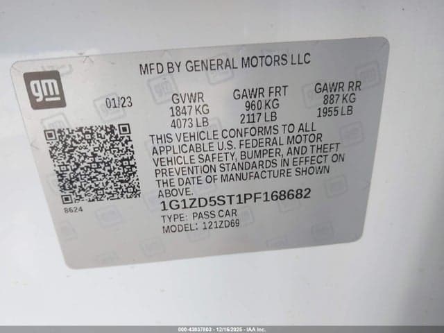 2023 CHEVROLET MALIBU FWD 1LT 9