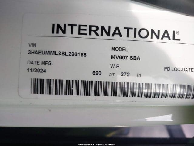 2025 INTERNATIONAL MV 8