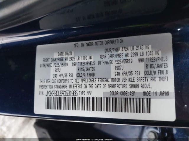 2024 MAZDA CX-5 2.5 S PREMIUM 9