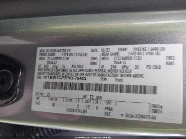 2023 FORD F-150 XL 9