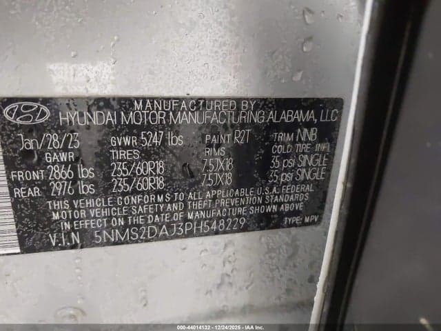 2023 HYUNDAI SANTA FE SEL 9