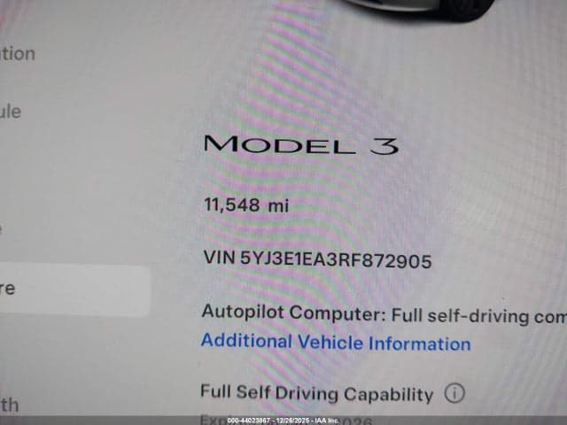 2024 TESLA MODEL 3 7