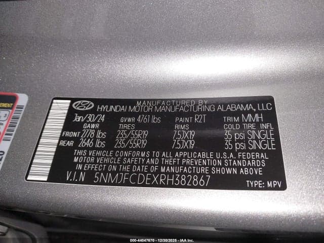 2024 HYUNDAI TUCSON SEL 9