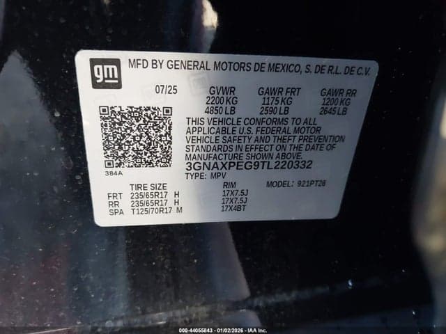 2026 CHEVROLET EQUINOX AWD LT 9