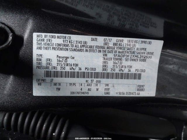 2017 FORD FOCUS SE 9