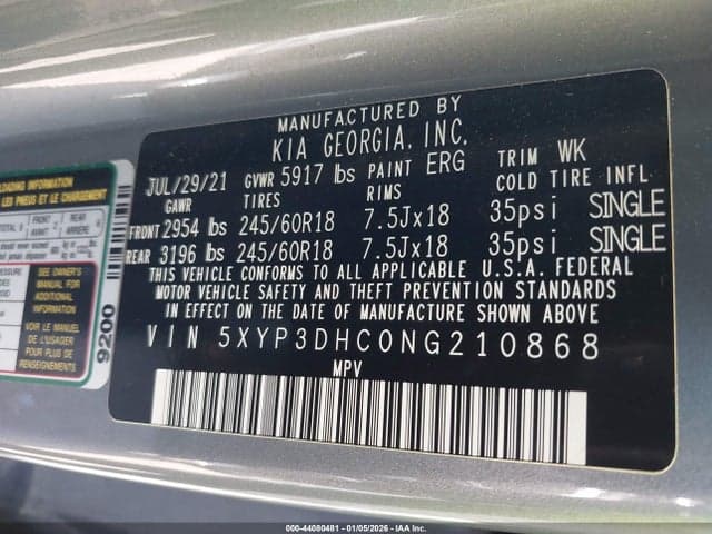 2022 KIA TELLURIDE EX 9