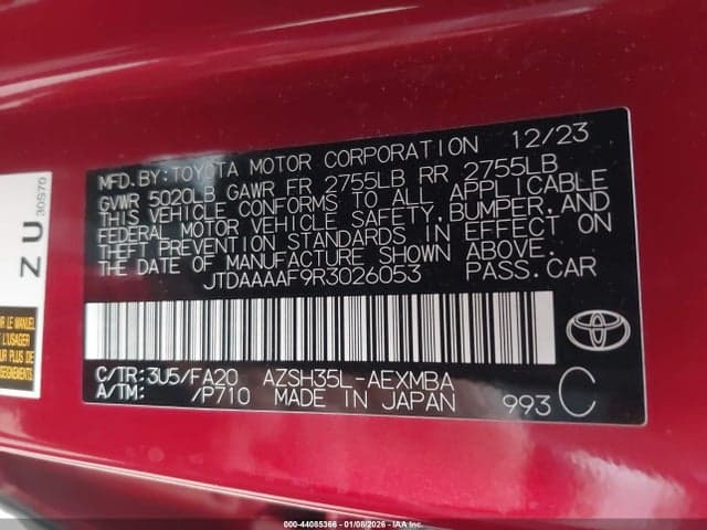 2024 TOYOTA CROWN XLE 9
