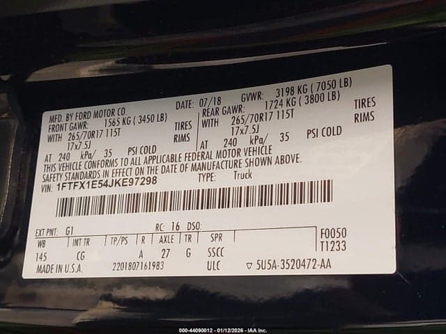 2018 FORD F-150 XL 9