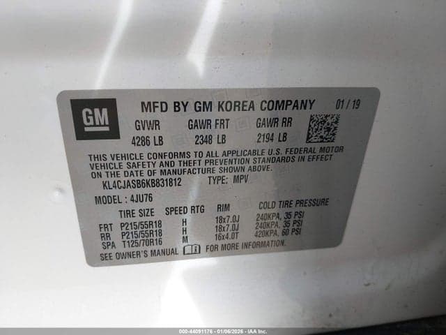 2019 BUICK ENCORE FWD PREFERRED 9