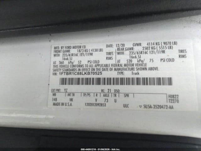 2020 FORD TRANSIT-250 9