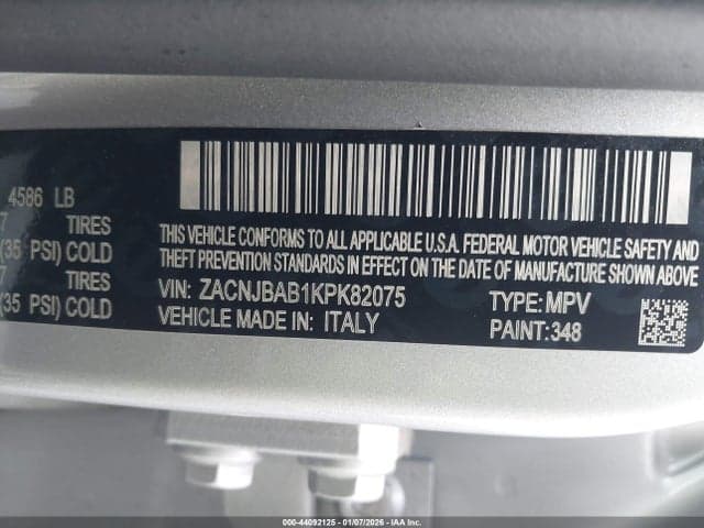 2019 JEEP RENEGADE SPORT 4X4 9