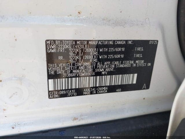 2025 TOYOTA RAV4 HYBRID XLE PREMIUM 9