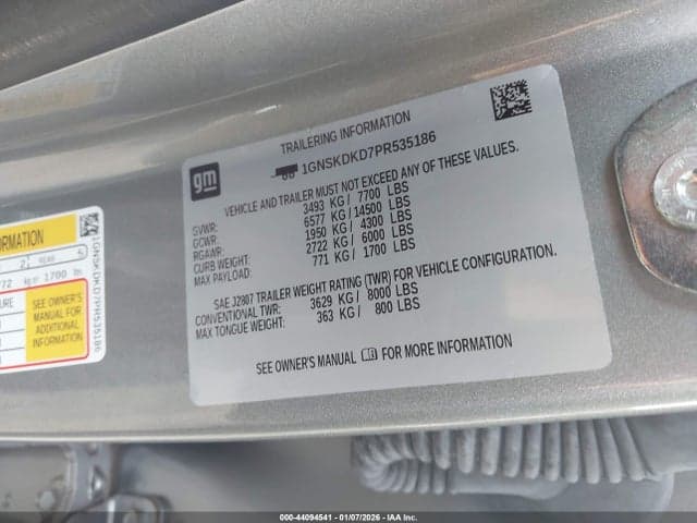 2023 CHEVROLET SUBURBAN 4WD Z71 9