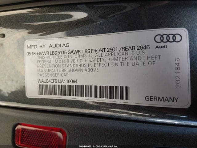 2018 AUDI S5 3.0T PREMIUM PLUS 9