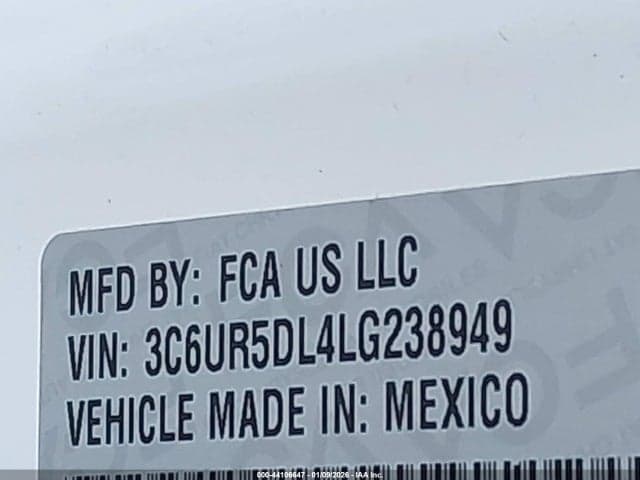 2020 RAM 2500 BIG HORN 4X4 6'4 BOX 9