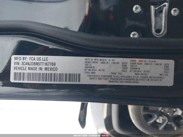 2026 JEEP COMPASS LATITUDE ALTITUDE 10
