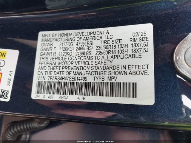2025 HONDA CR-V EX AWD 9