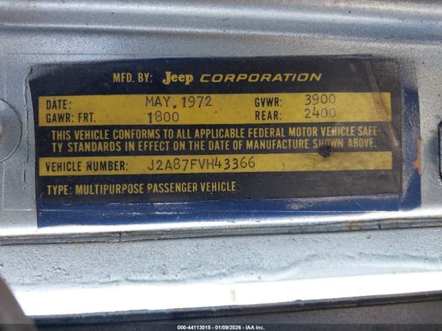 1972 JEEP COMMANDO 9