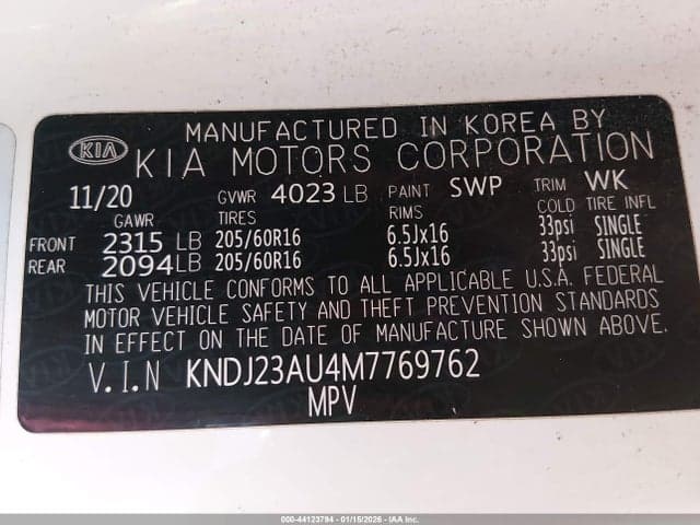 2021 KIA SOUL S 9