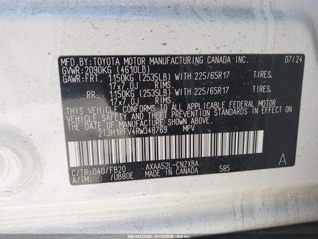 2024 TOYOTA RAV4 LE 9