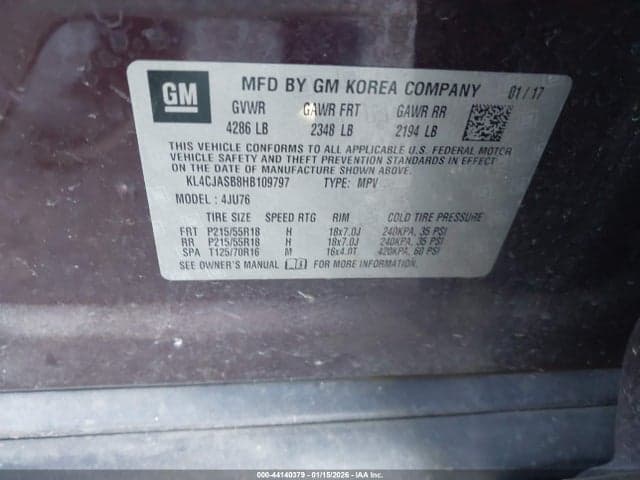 2017 BUICK ENCORE PREFERRED 9