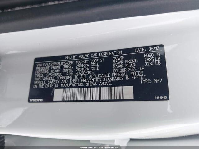 2018 VOLVO XC90 T6 MOMENTUM 9