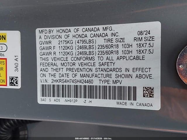 2025 HONDA CR-V EX-L AWD 9