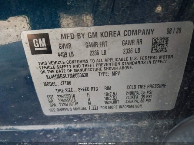 2021 BUICK ENCORE GX AWD ESSENCE 9
