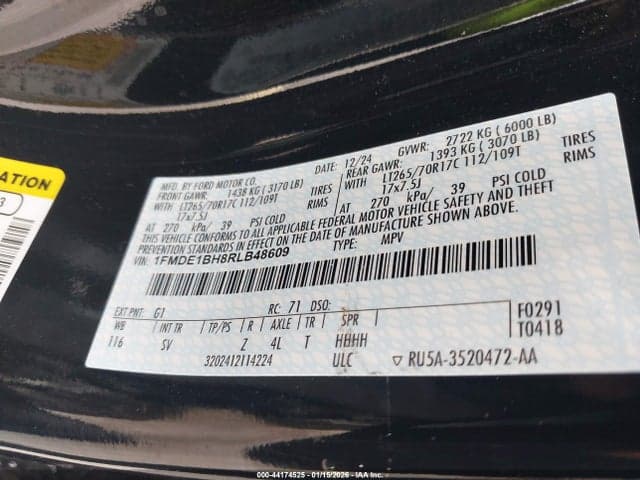 2024 FORD BRONCO BLACK DIAMOND 9