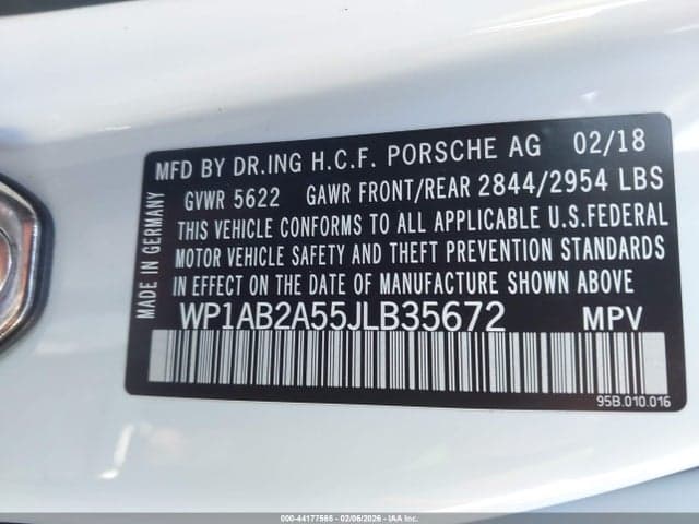 2018 PORSCHE MACAN S 9