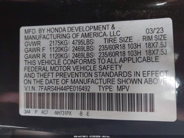 2023 HONDA CR-V EX AWD 9