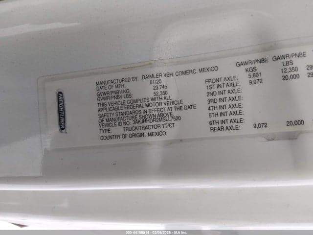 2021 FREIGHTLINER NEW CASCADIA 126 9