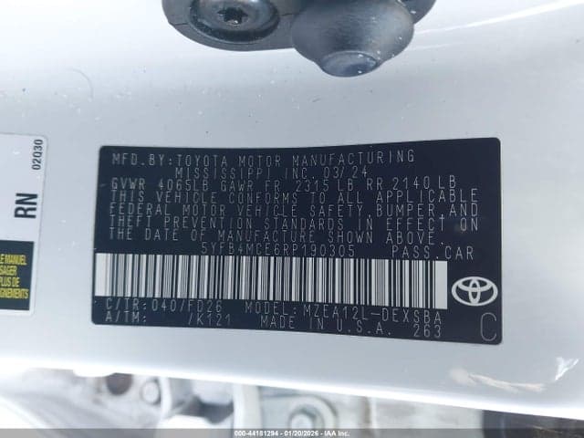 2024 TOYOTA COROLLA NIGHTSHADE EDITION 9