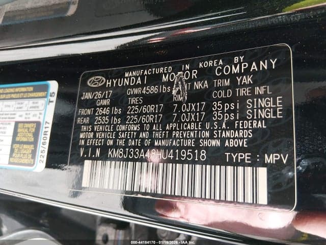 2017 HYUNDAI TUCSON SE PLUS 9