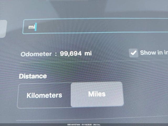 2017 TESLA MODEL S 60/75 15