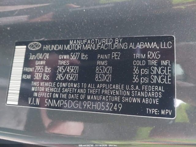 2024 HYUNDAI SANTA FE CALLIGRAPHY 9