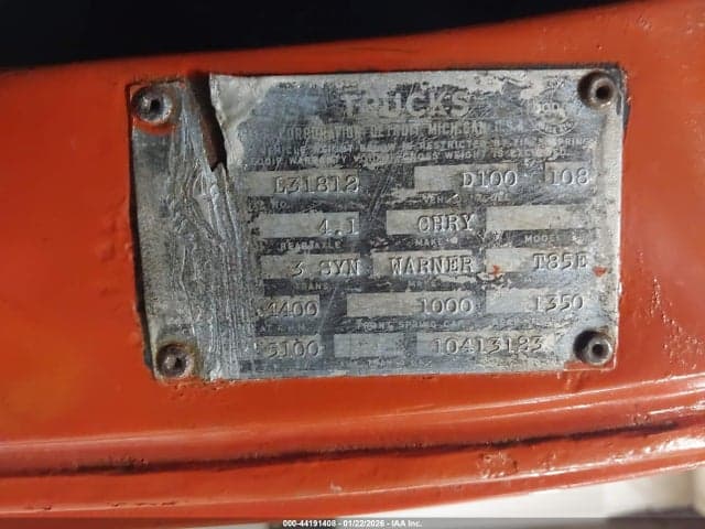 1959 DODGE D100 9