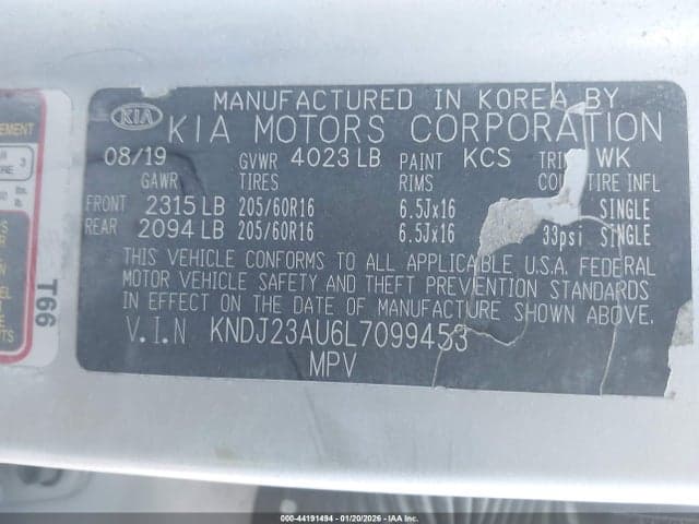 2020 KIA SOUL LX 9