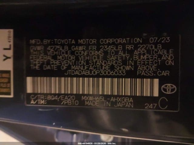 2023 TOYOTA PRIUS XLE AWD-E 9