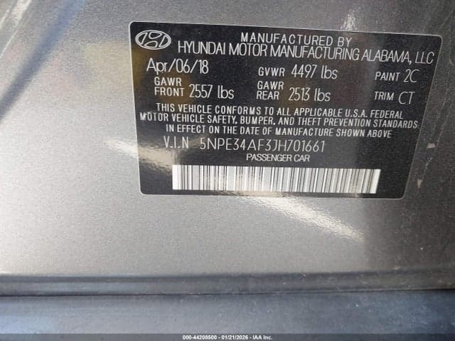 2018 HYUNDAI SONATA SPORT+ 9