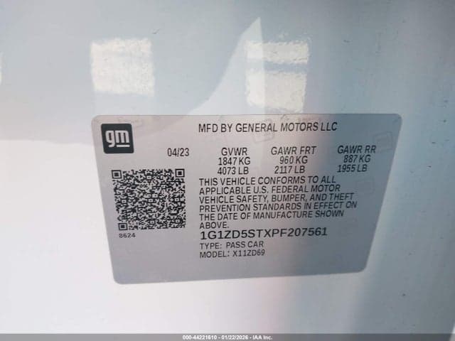 2023 CHEVROLET MALIBU FWD 1LT 9