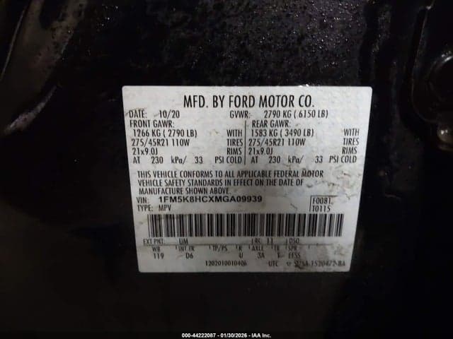 2021 FORD EXPLORER PLATINUM 9