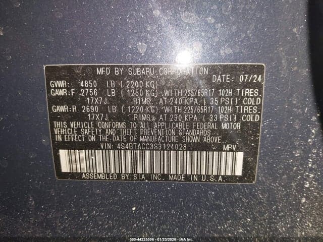 2025 SUBARU OUTBACK PREMIUM 9