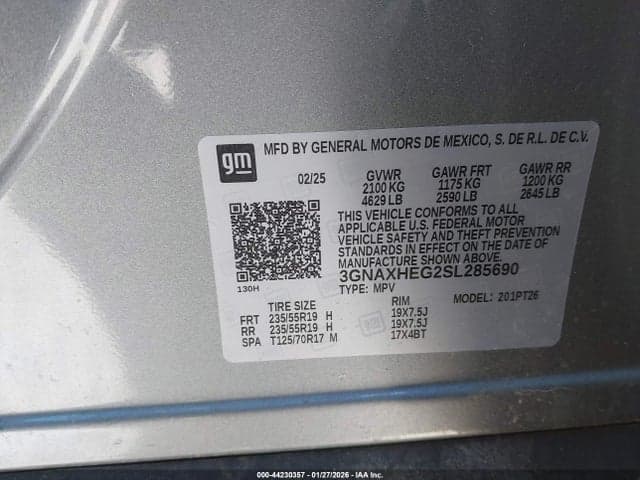 2025 CHEVROLET EQUINOX LT 9