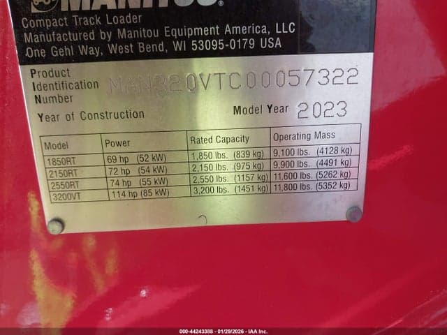 2023 MANITOU 3200VT 9